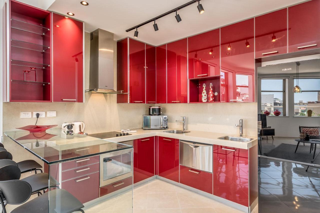 תל אביב Superbe Apt Avec Terrasse Tres Proche De La Mer ! מראה חיצוני תמונה