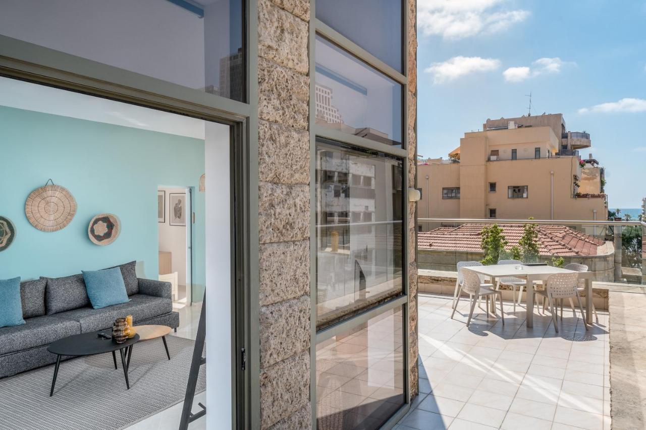 תל אביב Superbe Apt Avec Terrasse Tres Proche De La Mer ! מראה חיצוני תמונה