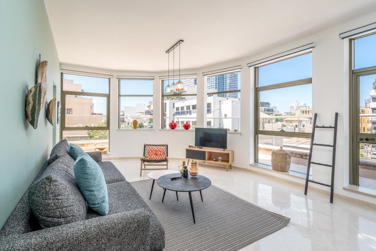 תל אביב Superbe Apt Avec Terrasse Tres Proche De La Mer ! מראה חיצוני תמונה